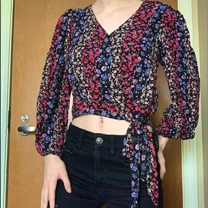 women's flower pattern shirt